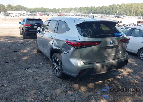 2020 Toyota Highlander Hybrid Xle z USA, uszkodzony, nr VIN 5TDGBRCHXLS500442
